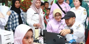 Bunda PAUD Pontianak Tinjau MPLS, Tekankan Sekolah Ramah Anak dan Bebas Perundungan