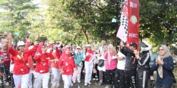 Semarak HUT ke-81 RI, Jalan Sehat dan Zumba Meriahkan Pontianak Barat