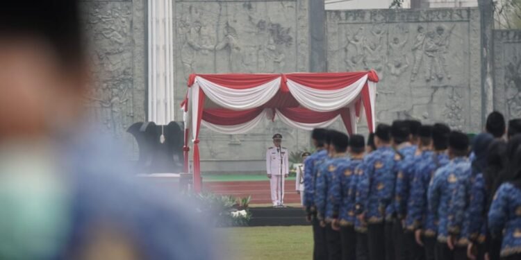Upacara HUT ke-81 RI di Pontianak Berjalan Lancar