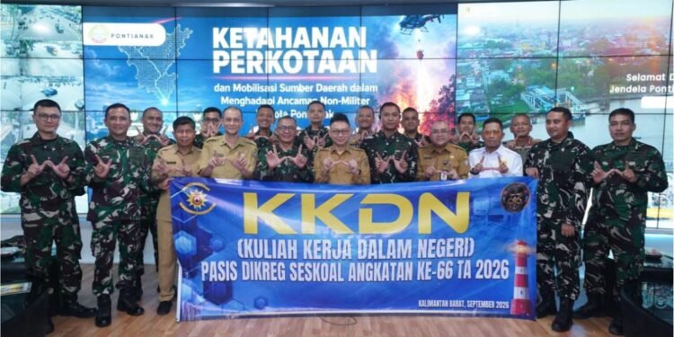 Seskoal Pelajari Penanganan Karhutla di Pontianak, Dikaitkan dengan Ketahanan Wilayah