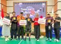 Pemkot Pontianak Menang di Eksibisi Tenis Meja HUT BPK, Silaturahmi Antarlembaga Menguat