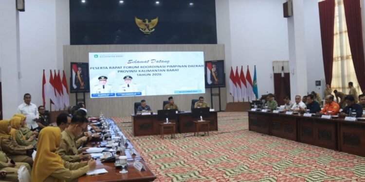 Rakor Forkopimda Kalbar Bahas Karhutla hingga Ketersediaan Air Bersih
