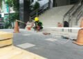 Guiding Block Kantor Terpadu Sutoyo Mulai Dikerjakan, Perkuat Aksesibilitas Disabilitas