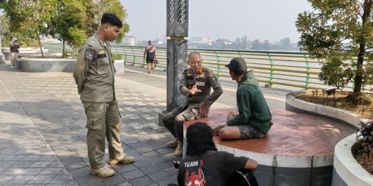 Satpol PP Pontianak Perketat Penertiban di Waterfront City