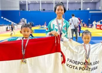 Atlet Cilik Pontianak Ukir Prestasi di Kejuaraan Judo Internasional Johor 2025