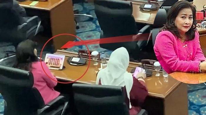 PDI Perjuangan DKI Jakarta Sanksi Keras Cinta Mega karena Bermain Game di Ruang Rapat Paripurna