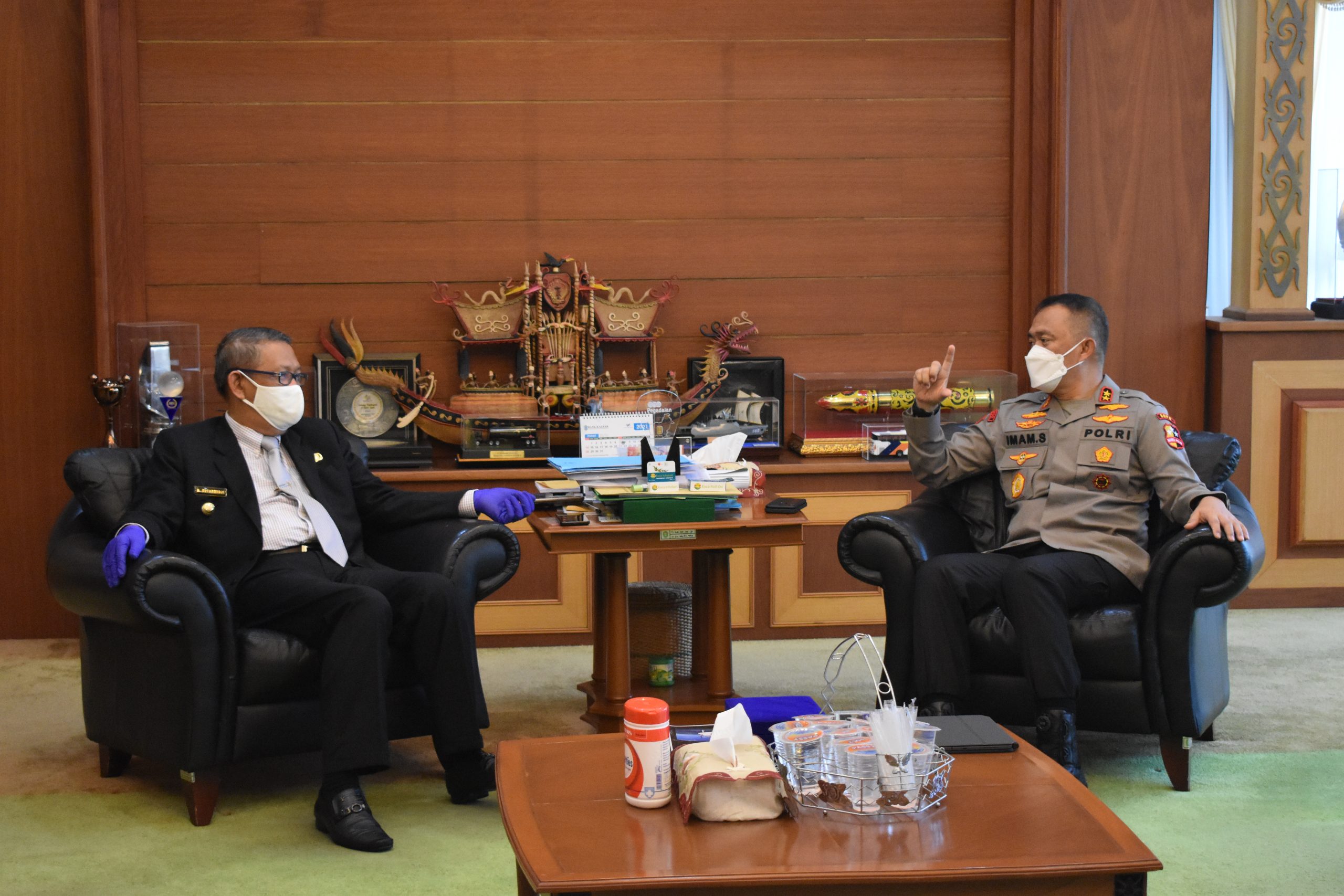 Asops Kapolri Irjen Pol Imam Sugianto Sambangi Gubernur Kalbar