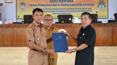 Eksekutif Sampaikan Rancangan APBD Kabupaten Ketapang TA 2024