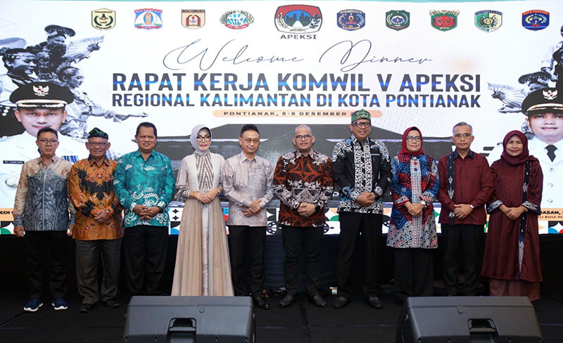 Raker Komwil V Apeksi Regional Kalimantan: Bahas Ketahanan Iklim dengan Pesona Kuliner Pontianak