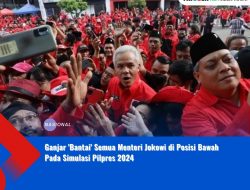 Ganjar ‘Bantai’ Semua Menteri Jokowi di Posisi Bawah Pada Simulasi Pilpres 2024