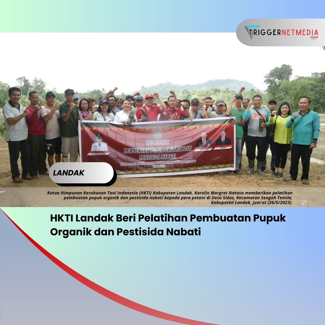 HKTI Landak Beri Pelatihan Pembuatan Pupuk Organik dan Pestisida Nabati