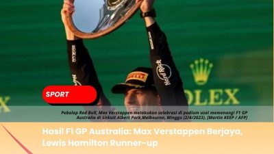 Hasil F1 GP Australia: Max Verstappen Berjaya, Lewis Hamilton Runner-up