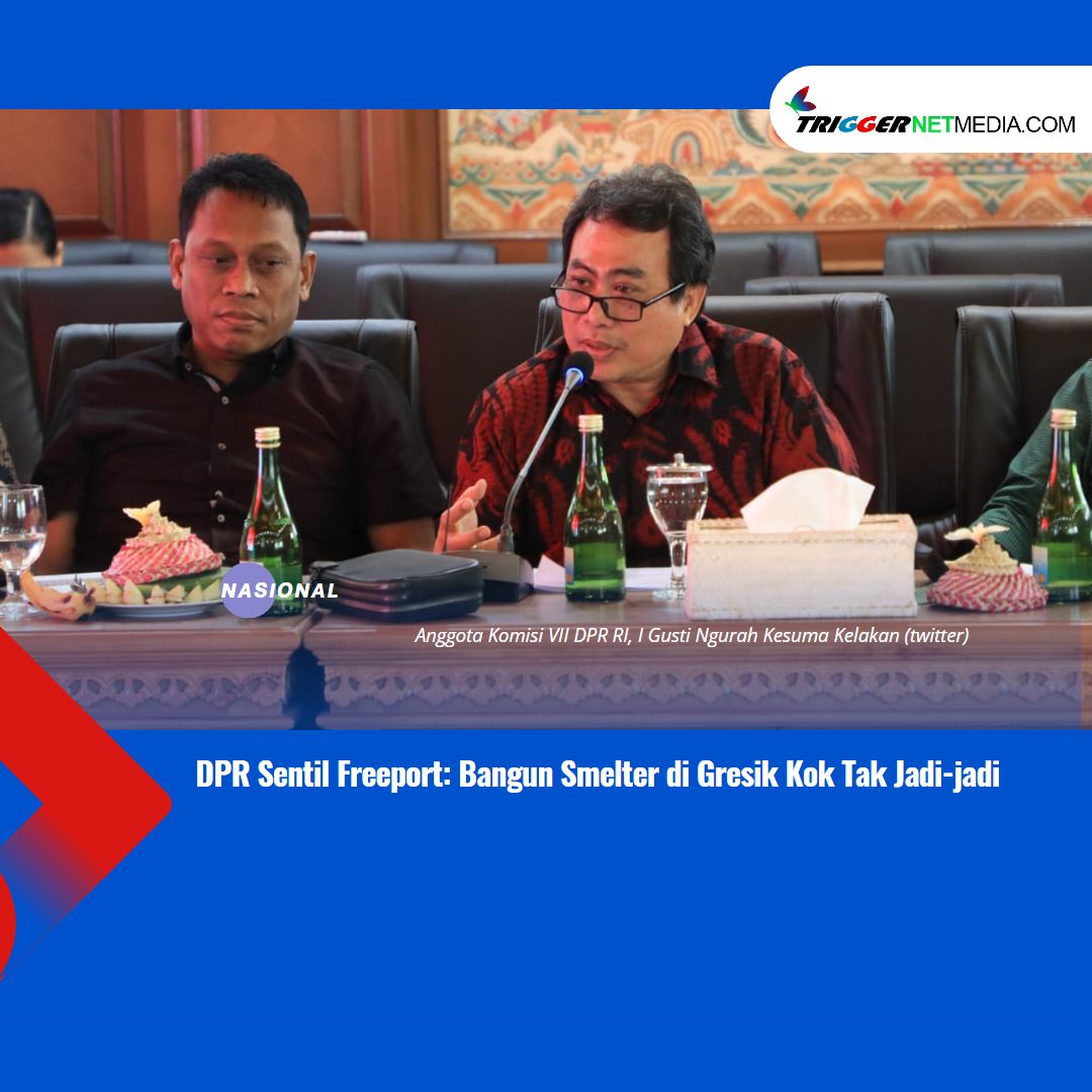 DPR Sentil Freeport: Bangun Smelter di Gresik Kok Tak Jadi-jadi