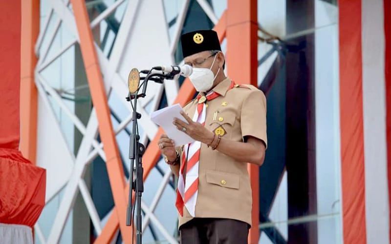 Wabup Ketapang Pimpin Apel Besar Hari Pramuka ke-60