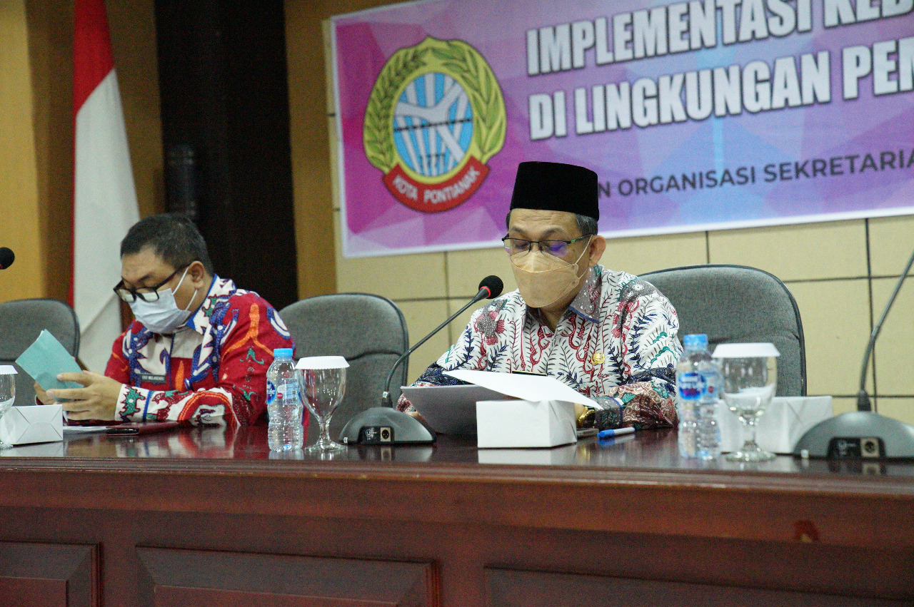 Gaungkan Budaya Kerja Melayani, Sekda Kota Pontianak: Reformasi Birokrasi Prioritasnya Pelayanan Publik