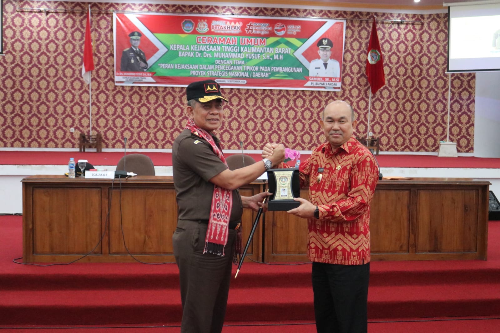 Pj. Bupati Landak Dorong Pencegahan Korupsi dalam Pembangunan Proyek Strategis