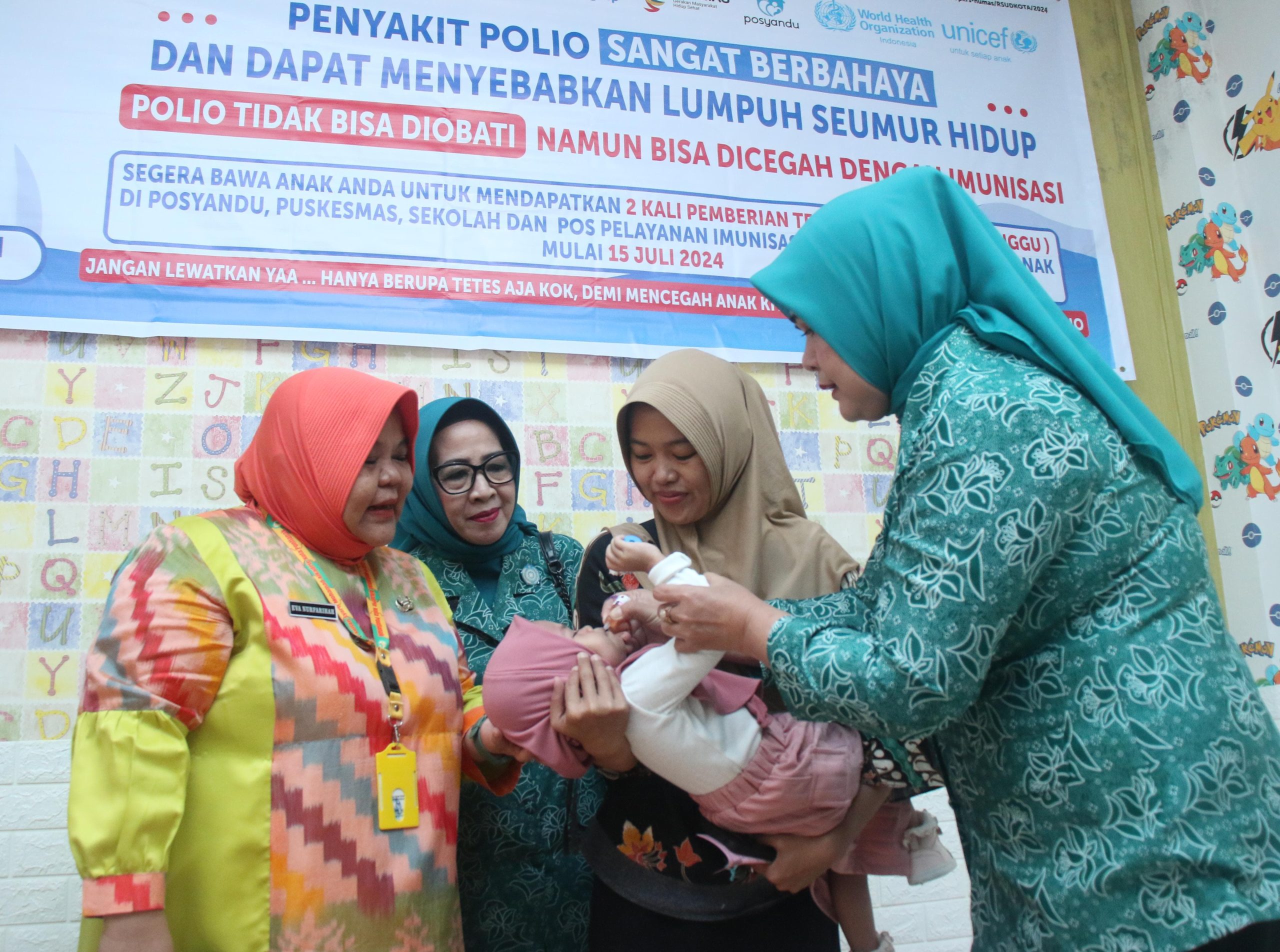 RSUD SSMA Gelar Imunisasi Polio Tahap I