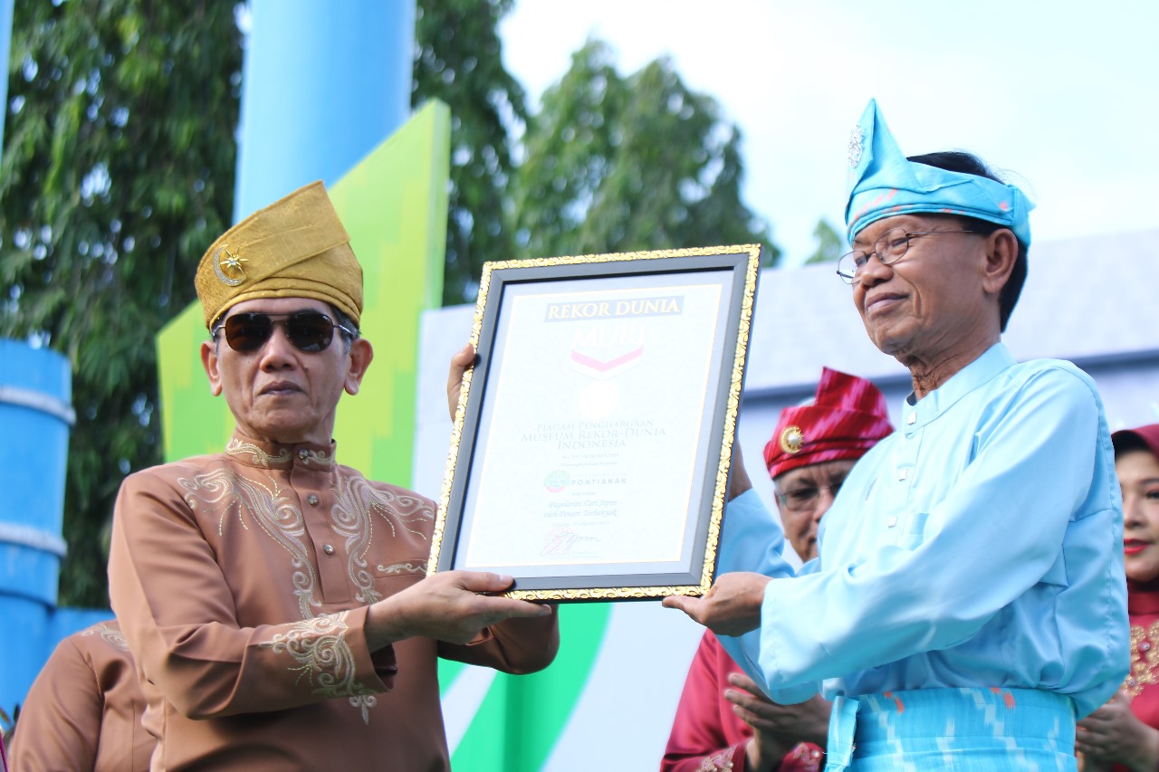Tari Jepindi Pontianak Pecahkan Rekor Dunia MURI, Peserta Bahkan Datang dari Mancanegara