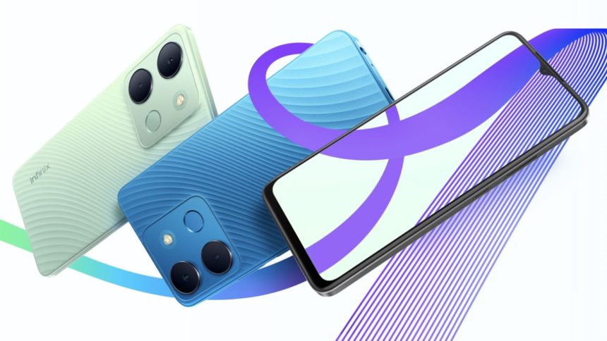 Infinix Smart 7 dengan Layar Luas dan Fitur Keamanan Unggulan