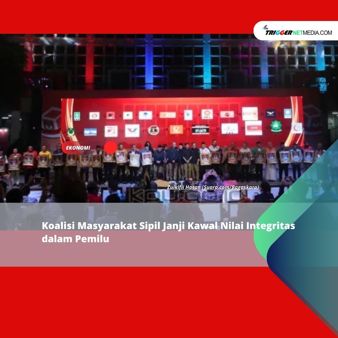 Koalisi Masyarakat Sipil Janji Kawal Nilai Integritas dalam Pemilu