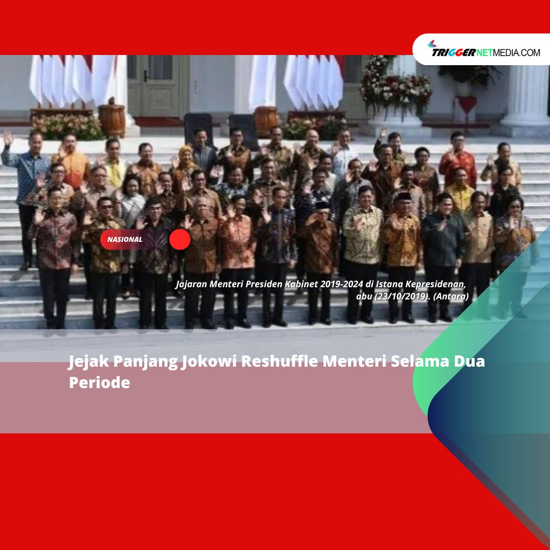Jejak Panjang Jokowi Reshuffle Menteri Selama Dua Periode
