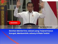 Deretan Menteri Era Jokowi yang Terjerat Kasus Korupsi, Menkominfo Johnny G Plate Terkini