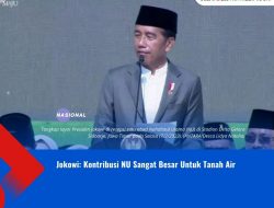 Jokowi: Kontribusi NU Sangat Besar Untuk Tanah Air
