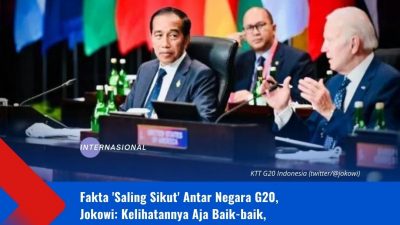 Fakta ‘Saling Sikut’ Antar Negara G20, Jokowi: Kelihatannya Aja Baik-baik, Tapi Semua Saling Berkompetisi