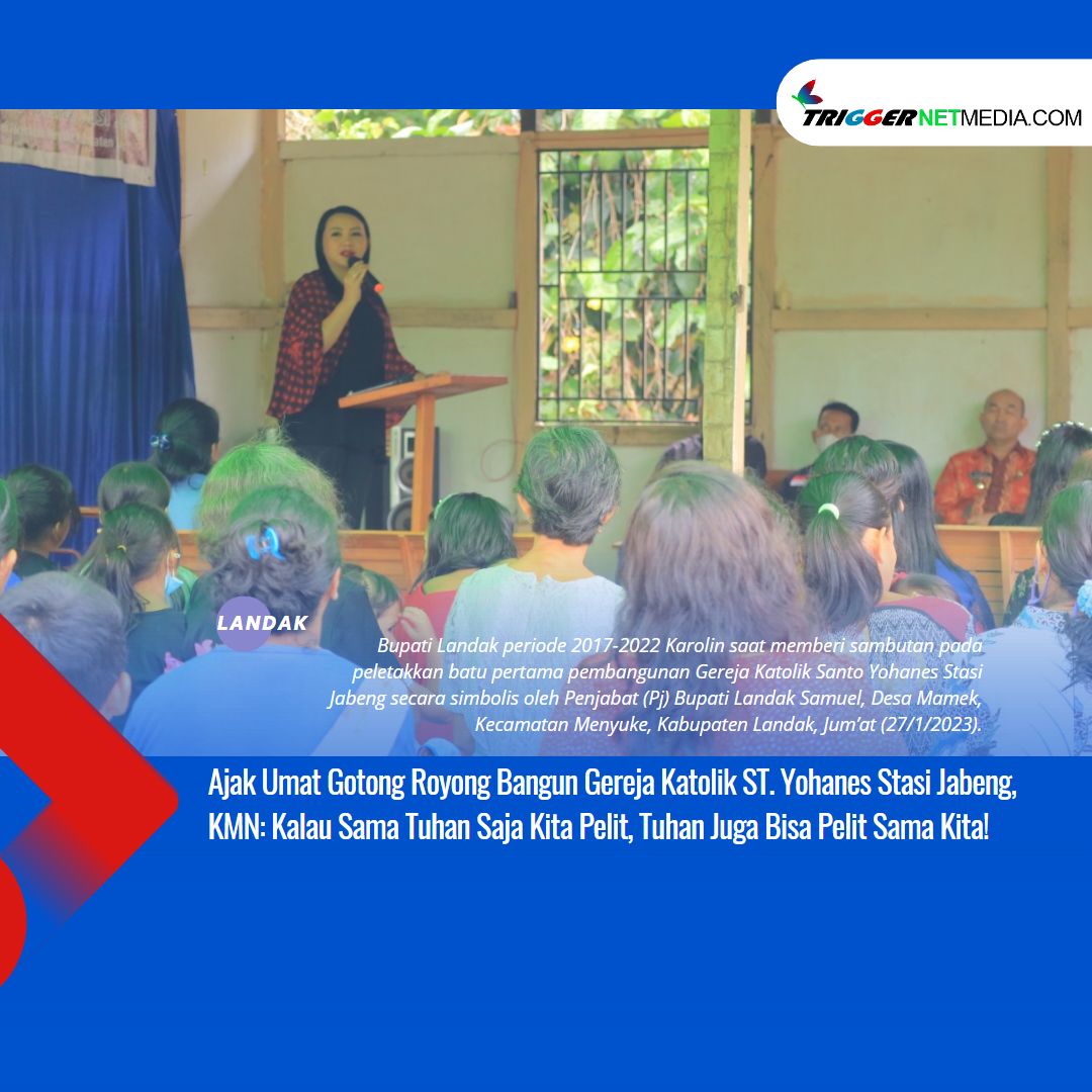 Ajak Umat Gotong Royong Bangun Gereja Katolik Santo Yohanes Stasi Jabeng, KMN: Kalau Sama Tuhan Saja Kita Pelit, Tuhan Juga Bisa Pelit Sama Kita!