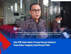 Jubir KPK Sebut Indeks Persepsi Korupsi Indonesia Terjun Bebas Tanggung Jawab Banyak Pihak