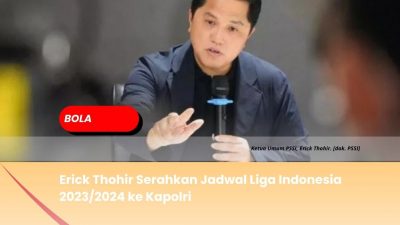 Erick Thohir Serahkan Jadwal Liga Indonesia 2023/2024 ke Kapolri
