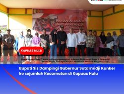 Bupati Sis Dampingi Gubernur Sutarmidji Kunker ke Sejumlah Kecamatan di Kapuas Hulu