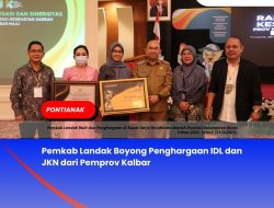 Pemkab Landak Boyong Penghargaan IDL dan JKN dari Pemprov Kalbar