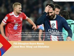 PSG Dibungkam Bayern Munich, Lionel Messi ‘Hilang’ saat Dibutuhkan