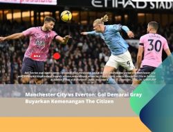 Manchester City vs Everton: Gol Demarai Gray Buyarkan Kemenangan The Citizen