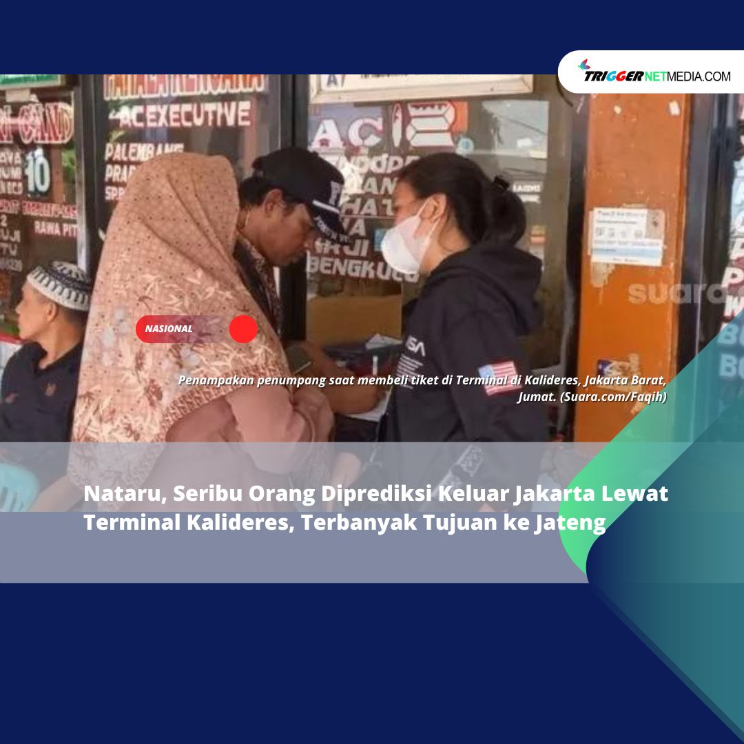 Nataru, Seribu Orang Diprediksi Keluar Jakarta Lewat Terminal Kalideres, Terbanyak Tujuan ke Jateng