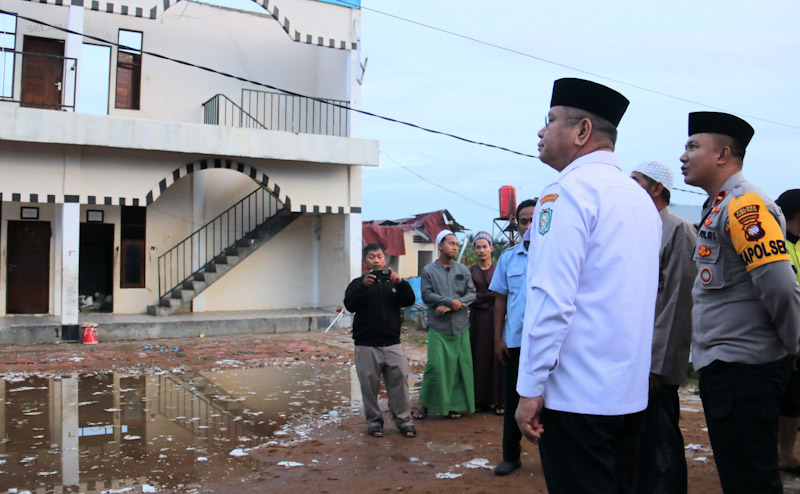Pemprov Berikan Bantuan untuk Pondok Pesantren Terdampak Angin Puting Beliung