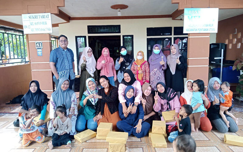 Program Gizi Seimbang Untan Berjuang Melawan Stunting Anak di Siantan Hilir