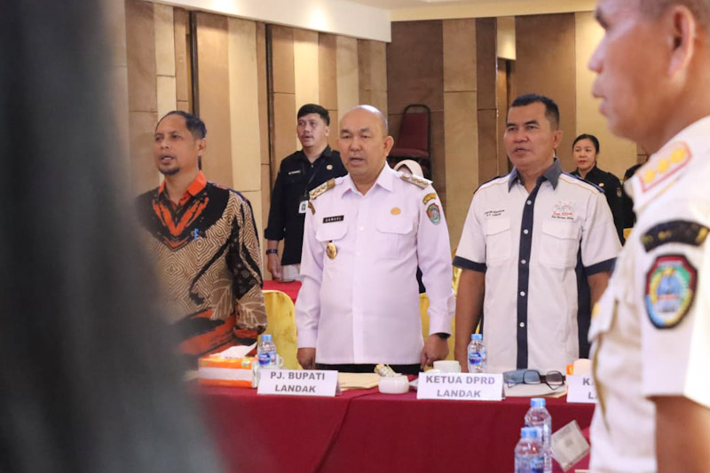 Kesepakatan Lokasi Alat Peraga dan Tempat Rapat Umum di Kabupaten Landak