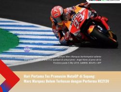 Hari Pertama Tes Pramusim MotoGP di Sepang: Marc Marquez Belum Terkesan dengan Performa RC213V