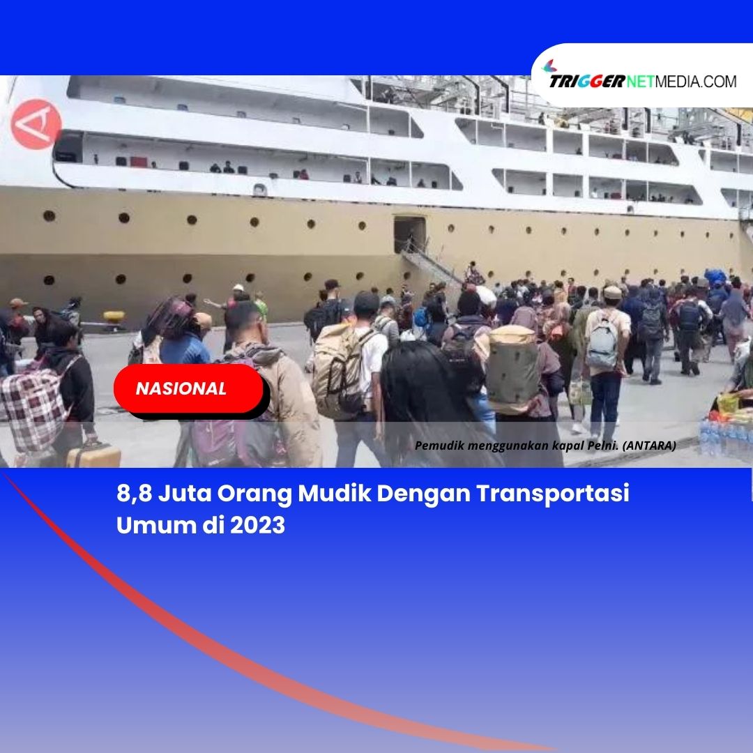 8,8 Juta Orang Mudik Dengan Transportasi Umum di 2023