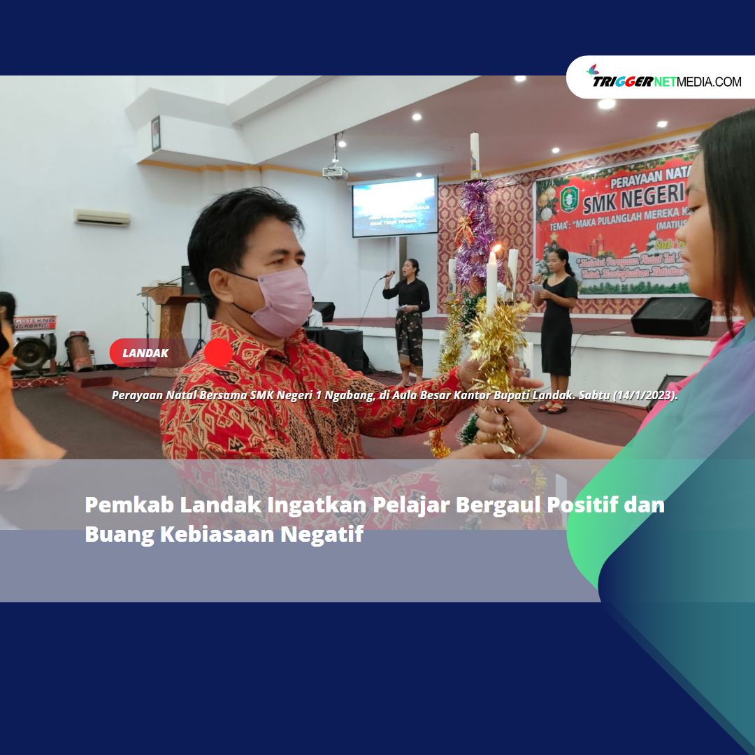 Pemkab Landak Ingatkan Pelajar Bergaul Positif dan Buang Kebiasaan Negatif