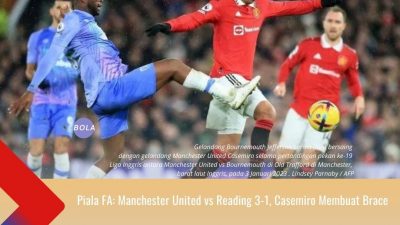 Piala FA: Manchester United vs Reading 3-1, Casemiro Membuat Brace