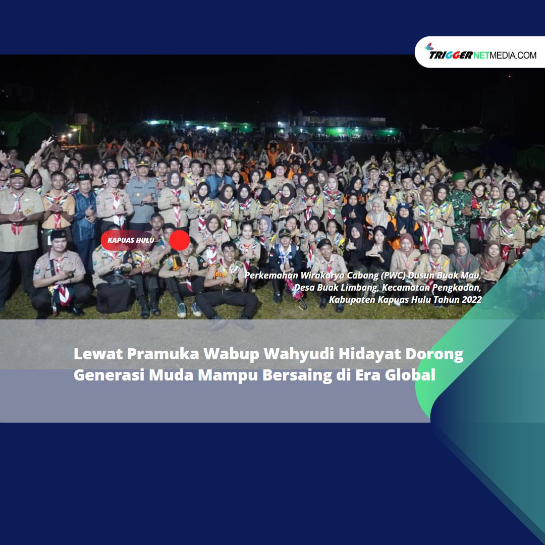 Lewat Pramuka Wabup Wahyudi Hidayat Dorong Generasi Muda Mampu Bersaing di Era Global