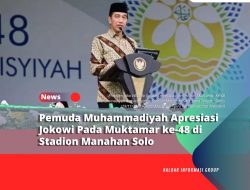Pemuda Muhammadiyah Apresiasi Jokowi Pada Muktamar ke-48 di Stadion Manahan Solo