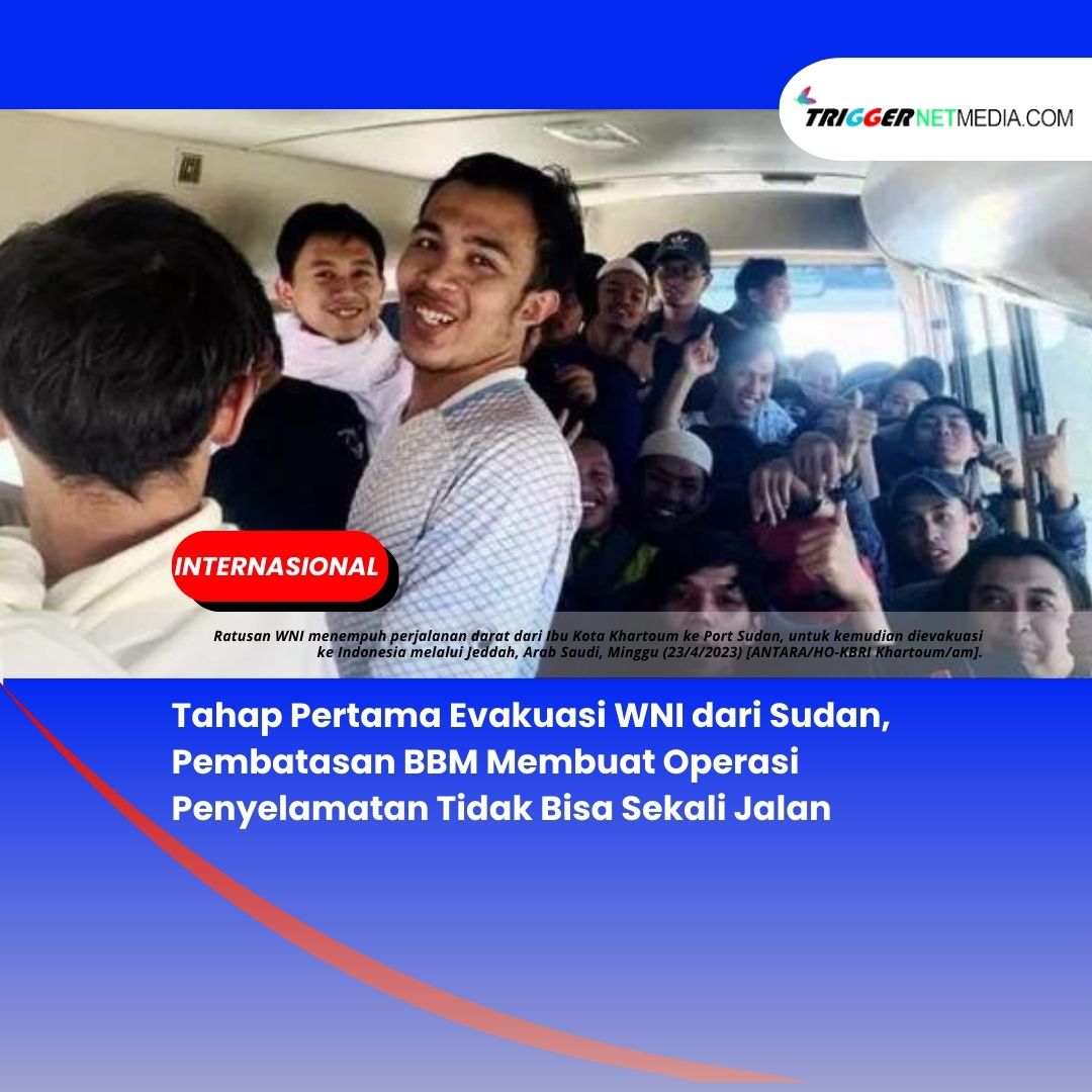 Tahap Pertama Evakuasi WNI dari Sudan, Pembatasan BBM Membuat Operasi Penyelamatan Tidak Bisa Sekali Jalan