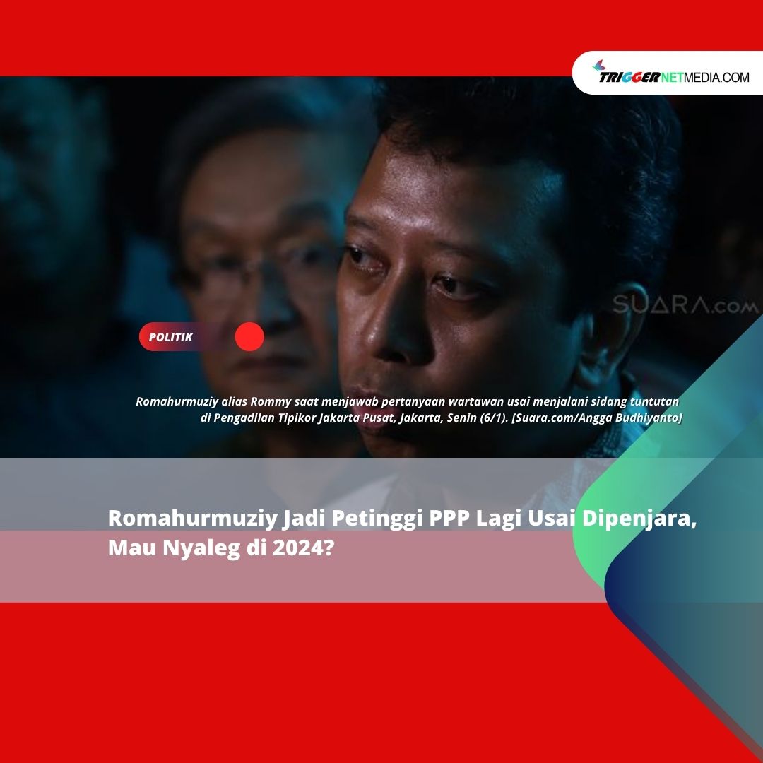 Romahurmuziy Jadi Petinggi PPP Lagi Usai Dipenjara, Mau Nyaleg di 2024?
