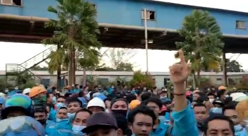 Lockdown Berkepanjangan, PT WHW Didemo 1800 Karyawan Sendiri