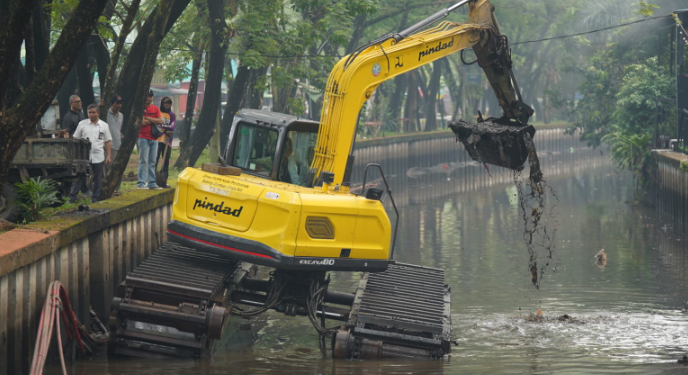 Antisipasi Genangan, Pemkot Pontianak Normalisasi Parit Tokaya dan Tambah Dua Pompa Besar