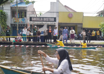 Buka Lomba Sampan, Edi Kamtono Ajak Warga Kembangkan Potensi Sungai Jawi